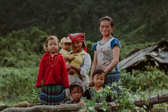 Children gathered together